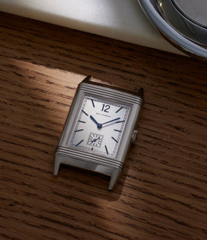 Jaeger LeCoultre | Grand Reverso | 1931 Ultra-Thin | 18k White Gold | Available worldwide at A Collected Man | Watch face