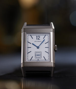 Jaeger LeCoultre | Grand Reverso | 1931 Ultra-Thin | 18k White Gold | Available worldwide at A Collected Man | Watch face