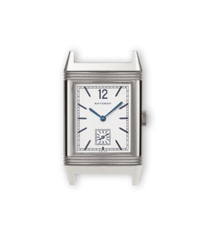 Jaeger LeCoultre | Grand Reverso | 1931 Ultra-Thin | 18k White Gold | Available worldwide at A Collected Man | Watch face