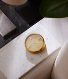 collect rare LeCoultre lemon dial eight-day desktop clock A Collected Man London
