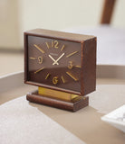 Clock | Brass & Leather
