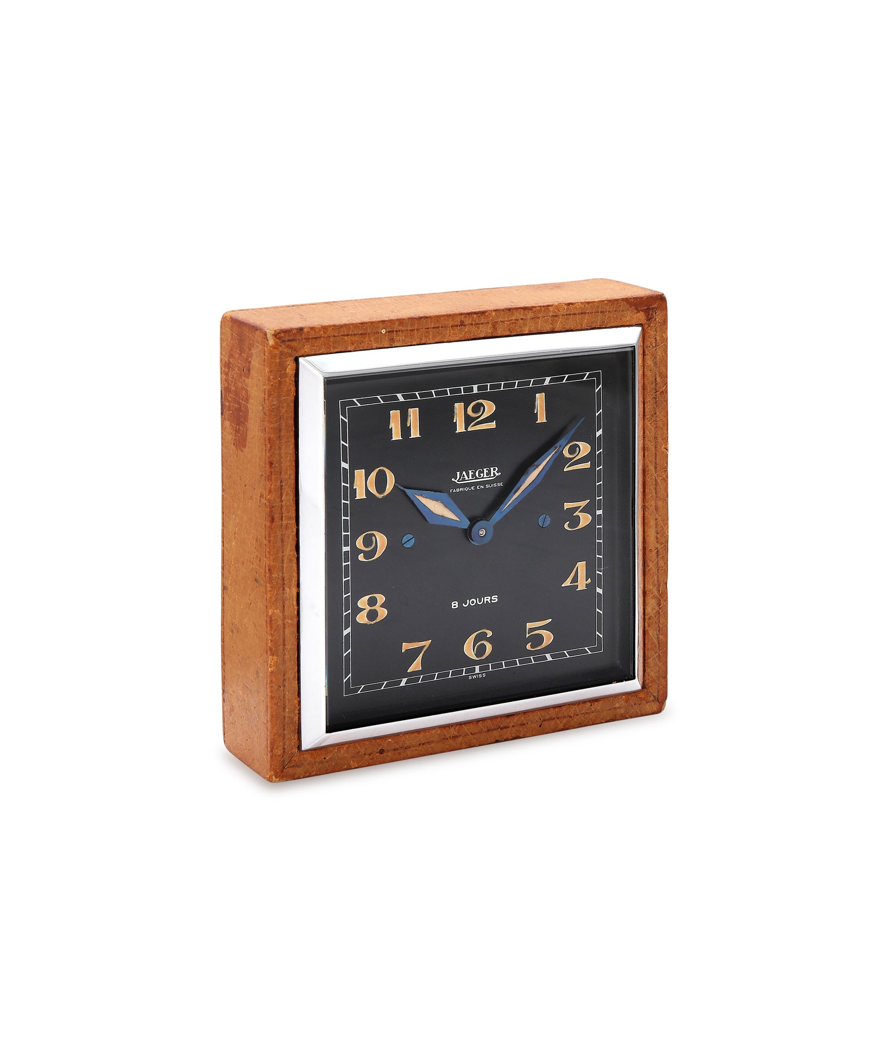 Jaeger-LeCoultre Paperweight Wooden Desk Clock | A Collected Man, London