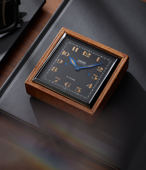 Jaeger-LeCoultre Paperweight Wooden Desk Clock | A Collected Man, London