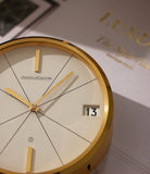 Vintage collectable Jaeger-LeCoultre Desktop Clock available to buy at A Collected Man
