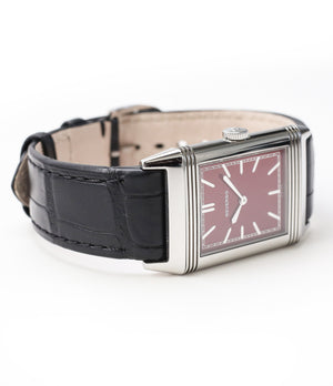 selling Jaeger-LeCoultre Reverso 1931 Rouge red lacquer dial dress watch online at a Collected Man London