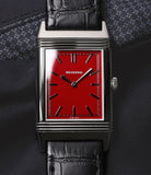 Jaeger-LeCoultre Reverso 1931 Rouge red lacquer dial dress watch online at a Collected Man London