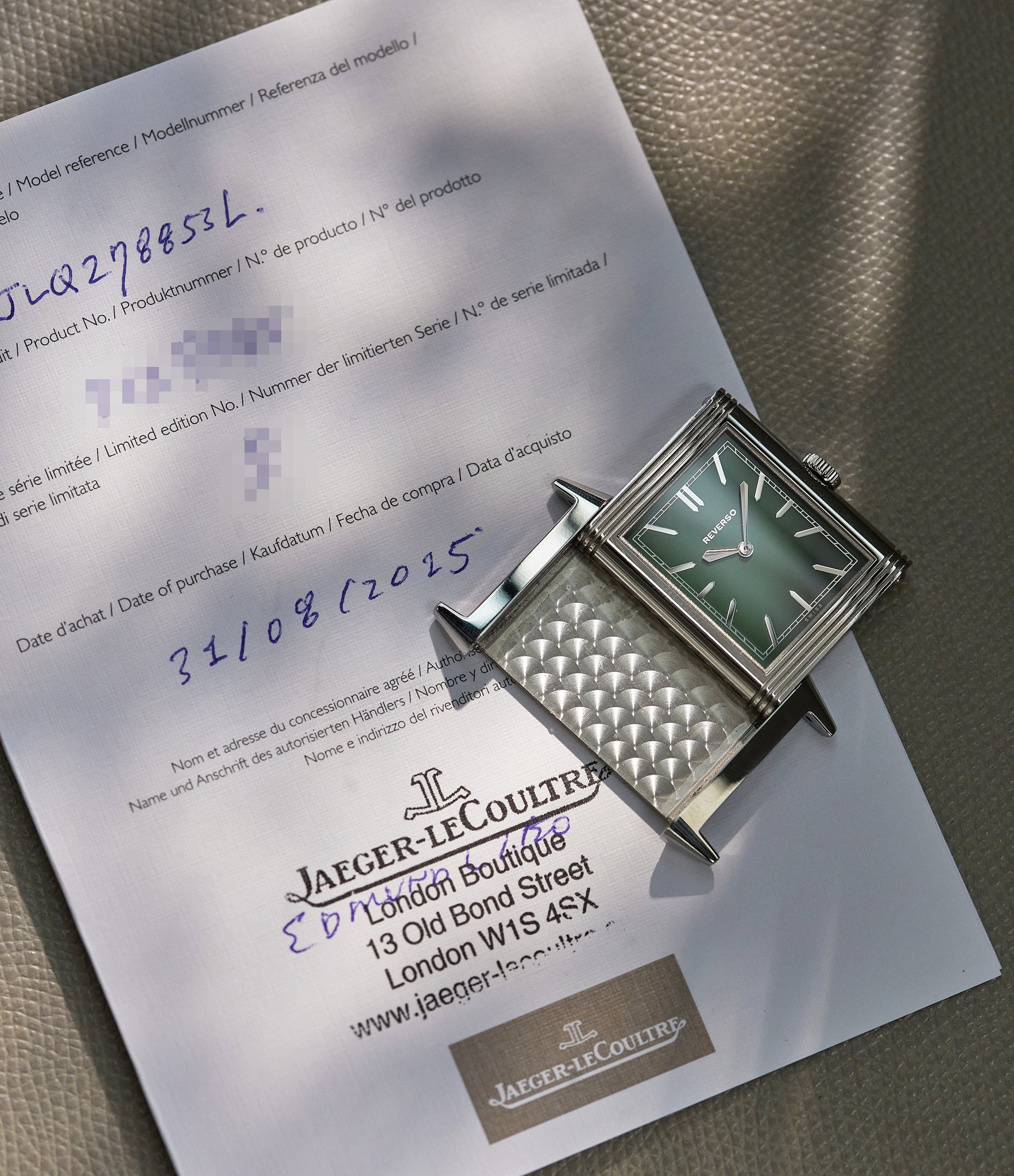 Grande Reverso 1931 | London Flagship Edition | Steel