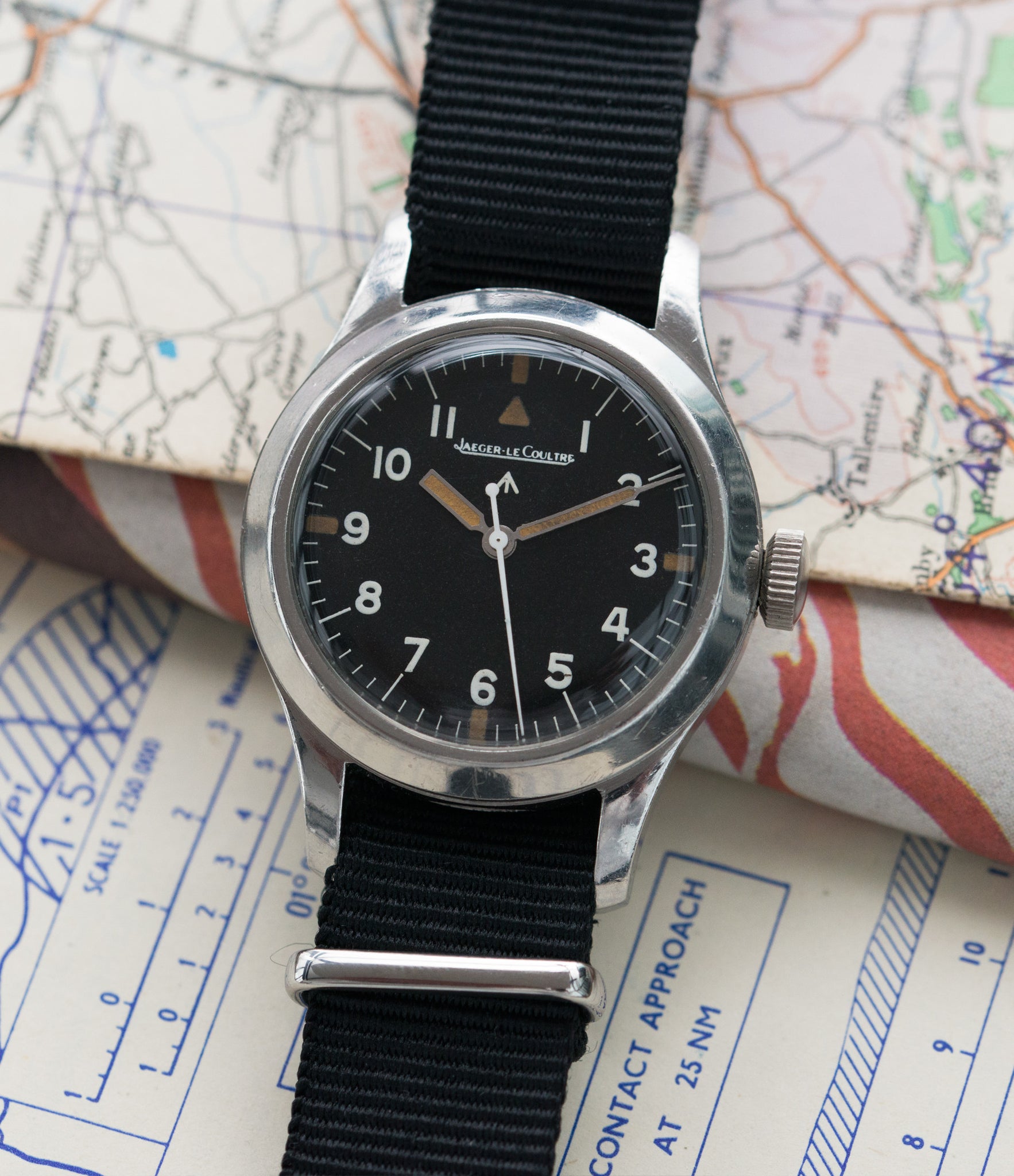 buy vintage military Jaeger-LeCoultre Mark 11 6B/346 RAF British watch online at a Collected Man London online vintage military watch specialist
