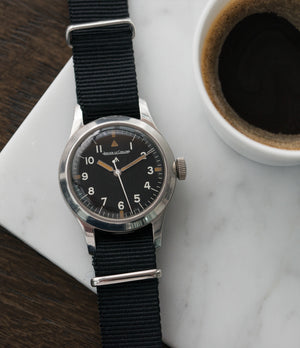 selling vintage Jaeger-LeCoultre Mark 11 6B/346 RAF British military watch online at a Collected Man London online vintage military watch specialist