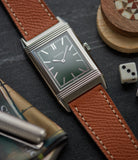 buy pre-owned mechanical manual Jaeger-LeCoultre Grand Reverso 1931 Green London Flagship Edition
