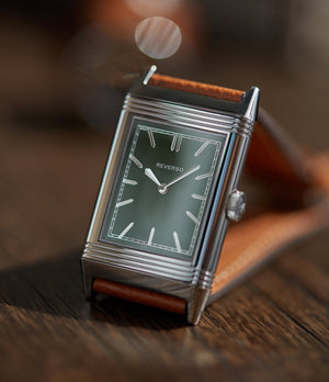 luxury Jaeger-LeCoultre Grand Reverso 1931 Green London Flagship Edition mechanical manual