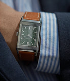 selling Jaeger-LeCoultre Grand Reverso 1931 Green lacquer dial Flagship Edition A Collected Man