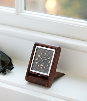 Jaeger Travel Clock with day and pointer date, 8-day | A Collected Man London | Rare Collectables