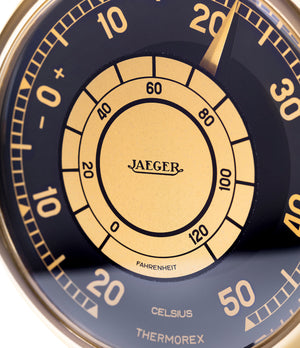 Detail shot of vintage collectable Jaeger thermorex available to buy at A Collected Man London