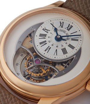 Jean Daniel Nicolas skeleton Two-Minute Tourbillon by independent watchmaker Daniel Roth rose gold pre-owned rare watch for sale online A Collected Man London specialist of rare watches