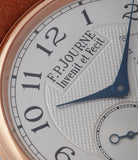 silver dial F. P. Journe Chronometre Souverain CS.RG.38 rose gold silver dial watch for sale online at A Collected Man London UK specialist of rare watches