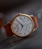 F. P. Journe Chronometre Souverain CS.RG.38 rose gold silver dial watch for sale online at A Collected Man London UK specialist of rare watches