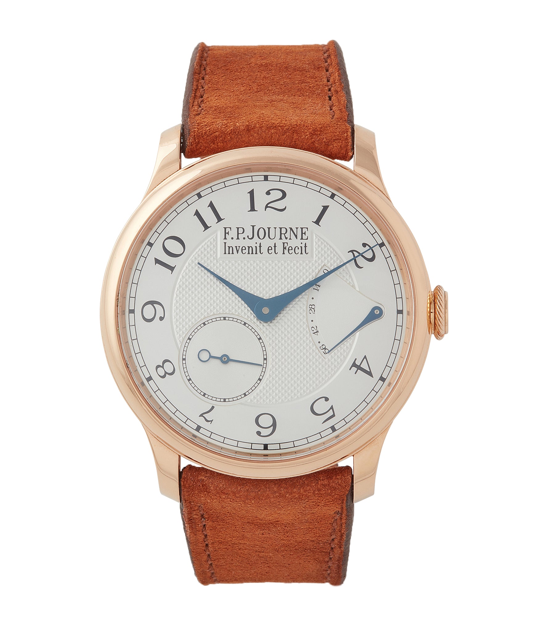 buy F. P. Journe Chronometre Souverain CS.RG.38 rose gold silver dial watch for sale online at A Collected Man London UK specialist of rare watches