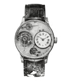 F. P. Journe Tourbillon drawing of Journe's first wristwatch by Julie Kraulis auctioned by A Collected Man London to fund Covid-19 vaccine research 