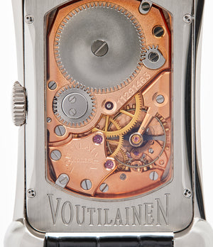 Longines 360 ébauche observatory-tested Limited Edition Voutilainen C27 Chronometre white gold Limited Edition white gold watch by Kari Voutilainen for sale online at approved re-seller A Collected Man London UK specialist of rare watches