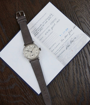 full set Voutilainen Observatoire Limited Edition white gold dress watch independent watchmaker for sale online at A Collected Man London