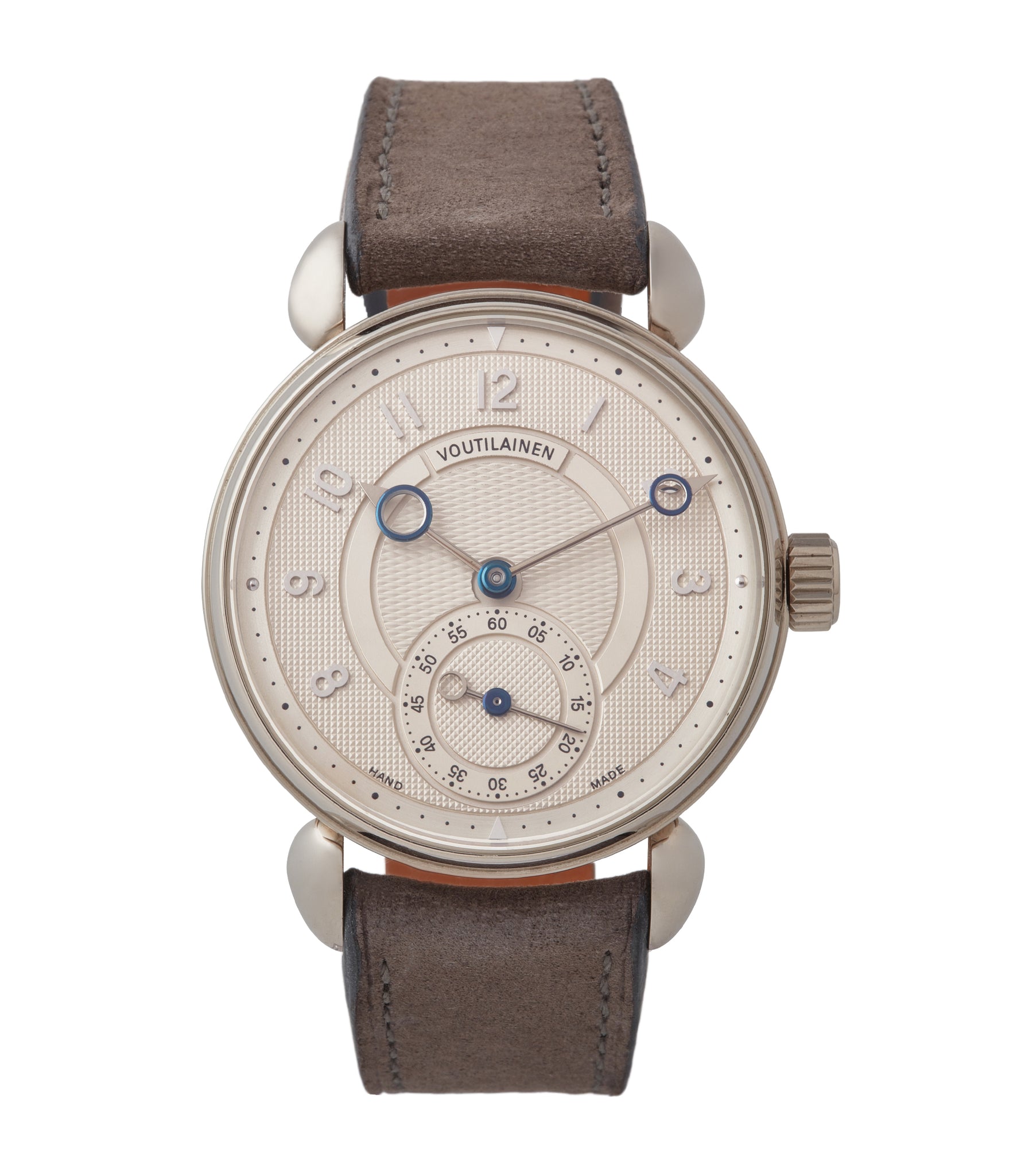 Buy Voutilainen Observatoire Limited Edition white gold dress watch independent watchmaker for sale online at A Collected Man London