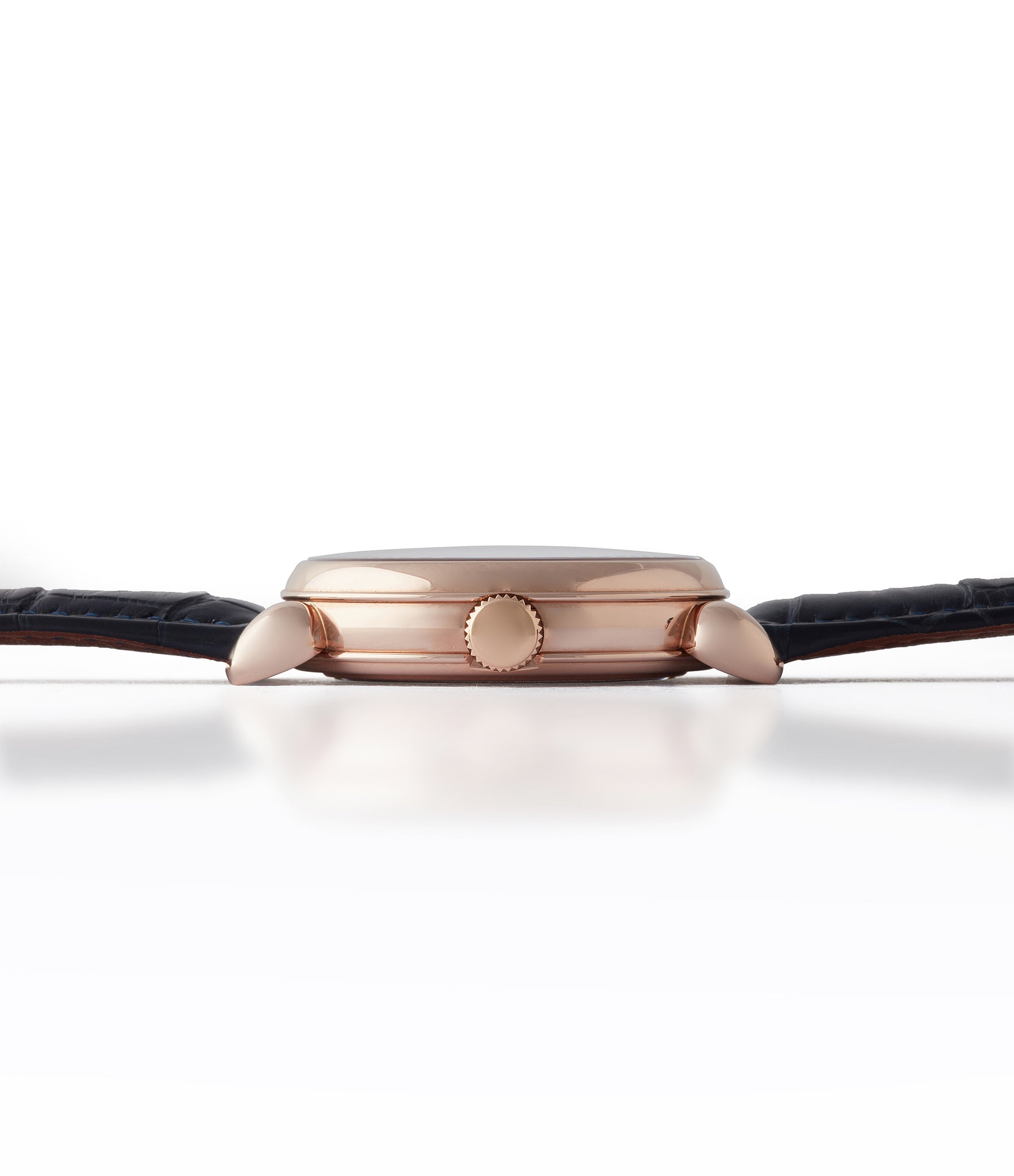 rose gold Voutilainen GMT power reserve rose gold dress watch blue dial for sale online at A Collected Man London UK specialist of rare watches