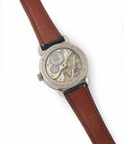 first Cal. 28 Voutilainen watch Vingt-8 blue dial white gold watch at A Collected Man London approved re-seller of independent watchmakers