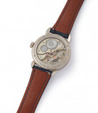 Cal. 28 hand-finished Voutilainen watch Vingt-8 blue dial white gold watch at A Collected Man London approved re-seller of independent watchmakers