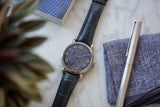 pre-owned Kari Voutilainen Vingt-8 blue dial white gold watch at A Collected Man London approved re-seller of independent watchmakers