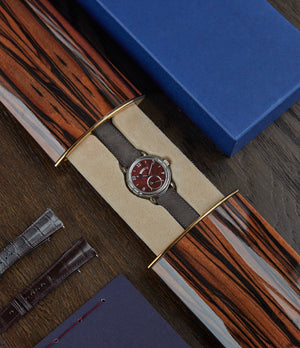 Vingt-8 | Burgundy Red Dial | Titanium