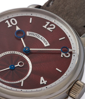 Vingt-8 | Burgundy Red Dial | Titanium