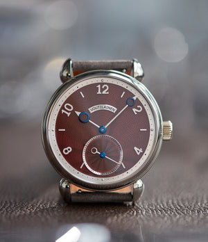 Vingt-8 | Burgundy Red Dial | Titanium