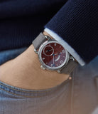 Vingt-8 | Burgundy Red Dial | Titanium