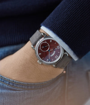 Vingt-8 | Burgundy Red Dial | Titanium