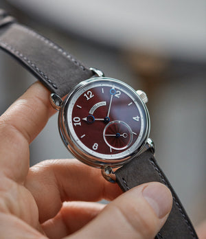 Vingt-8 | Burgundy Red Dial | Titanium
