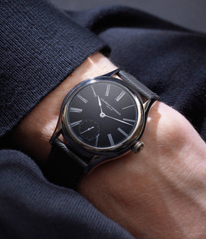 On wrist | Laurent Ferrier Galet Classic Tourbillon | White Gold | A Collected Man | Available Worldwide