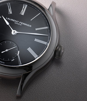 Front Dial | Crown | Laurent Ferrier Galet Classic Tourbillon | White Gold | A Collected Man | Available Worldwide