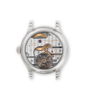 Caseback | Laurent Ferrier Galet Classic Tourbillon | White Gold | A Collected Man | Available Worldwide