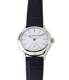 steel Laurent Ferrier Galet Micro-Rotor FBN 230.02 Enamel dial steel watch for sale online at A Collected Man London UK approved seller of independent watchmaker Laurent Ferrier