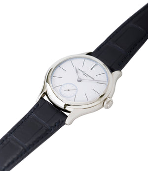 selling preowned Laurent Ferrier Galet Micro-Rotor FBN 230.02 Enamel dial steel watch for sale online at A Collected Man London UK approved seller of independent watchmaker Laurent Ferrier