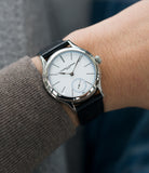 luxury preowned watch Laurent Ferrier Galet Micro-Rotor FBN 230.02 Enamel dial steel watch for sale online at A Collected Man London UK approved seller of independent watchmaker Laurent Ferrier