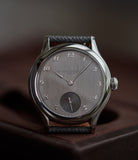 Galet Micro-rotor | Brushed Dial | Steel