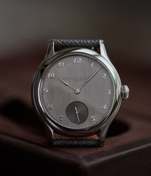 Galet Micro-rotor | Brushed Dial | Steel