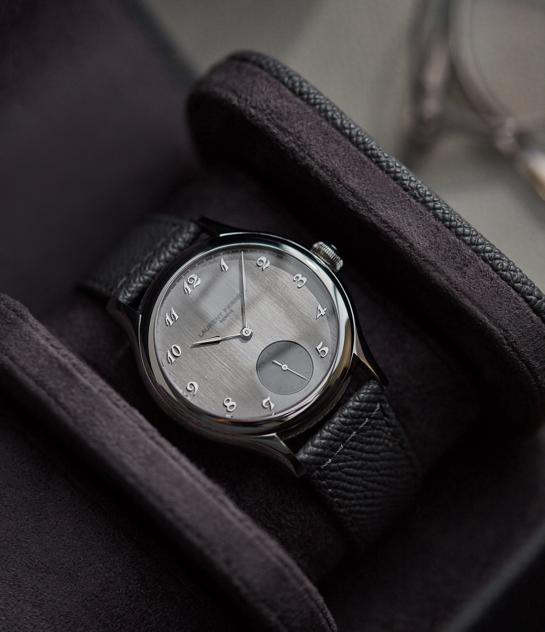 Galet Micro-rotor | Brushed Dial | Steel