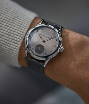 Galet Micro-rotor | Brushed Dial | Steel