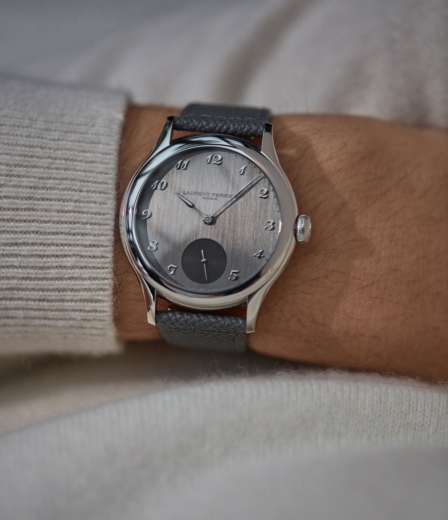Galet Micro-rotor | Brushed Dial | Steel