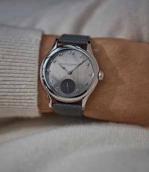 Galet Micro-rotor | Brushed Dial | Steel