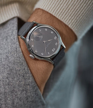 Galet Micro-rotor | Brushed Dial | Steel