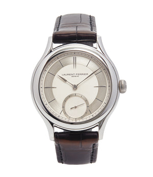 buy Laurent Ferrier Galet Micro-rotor 40 mm platinum time-only dress watch from independent watchmaker for sale online at A Collected Man London UK specialist of rare watches